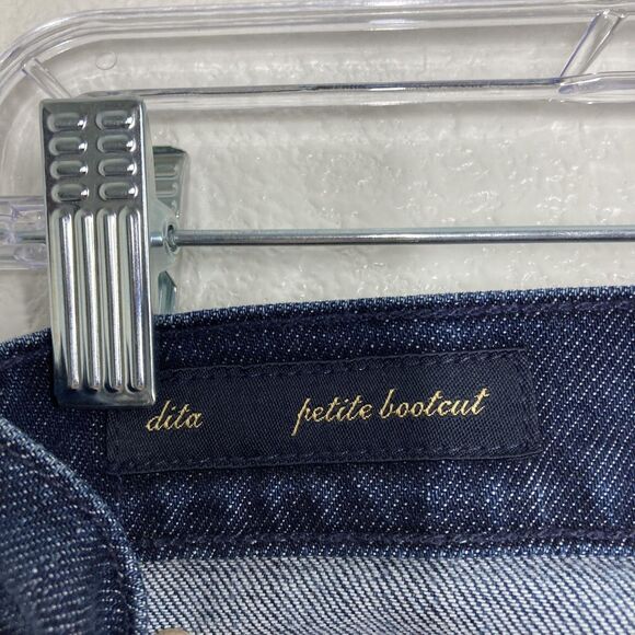 Citizens Of Humanity COH Jeans Womens 27 Blue Dita Petite Bootcut Distressed - Picture 5 of 16